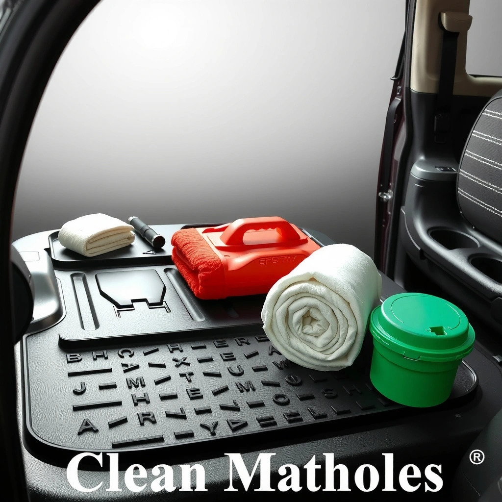 Gather Supplies - how to clean rubber car mats