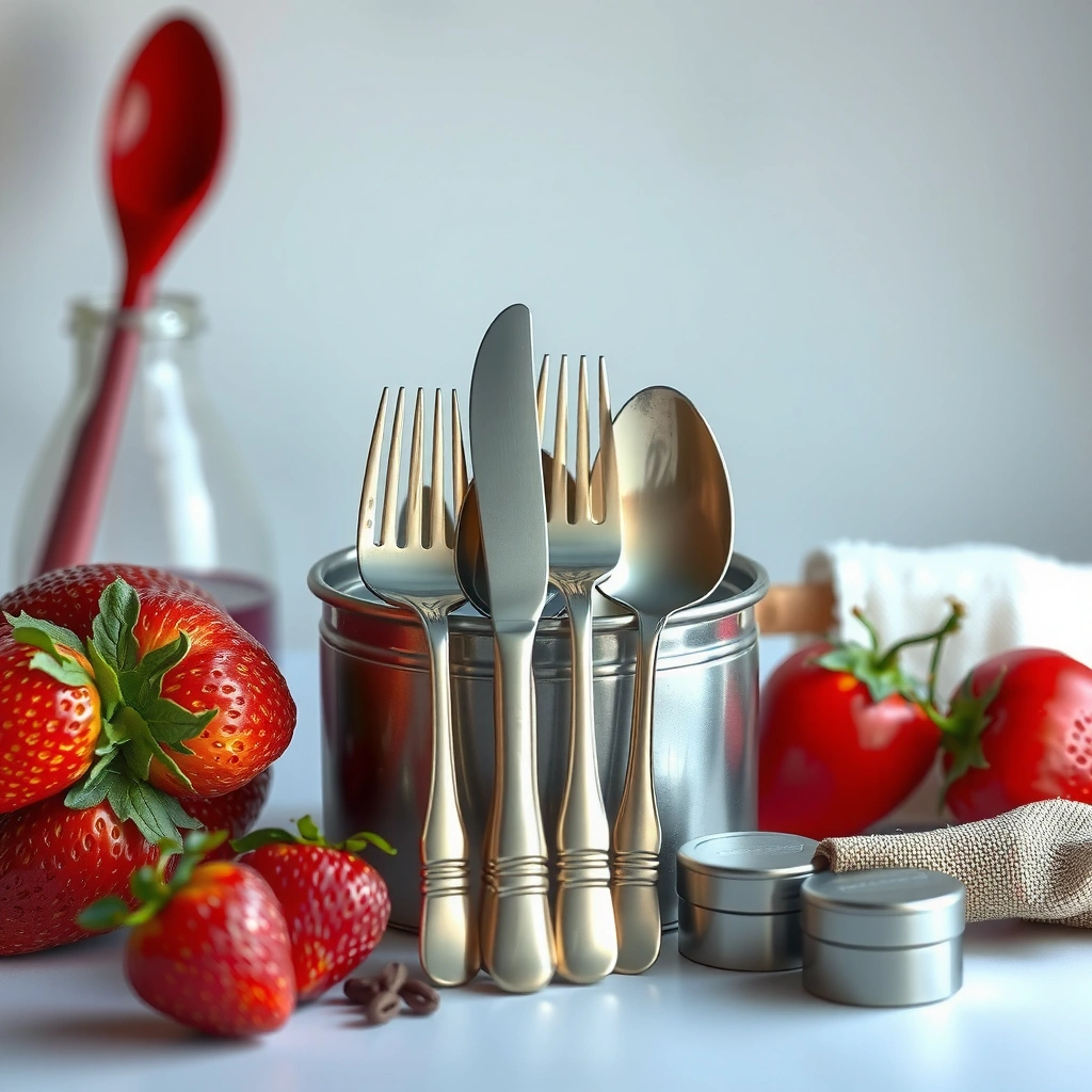 Gather Supplies - how to clean stainless silverware