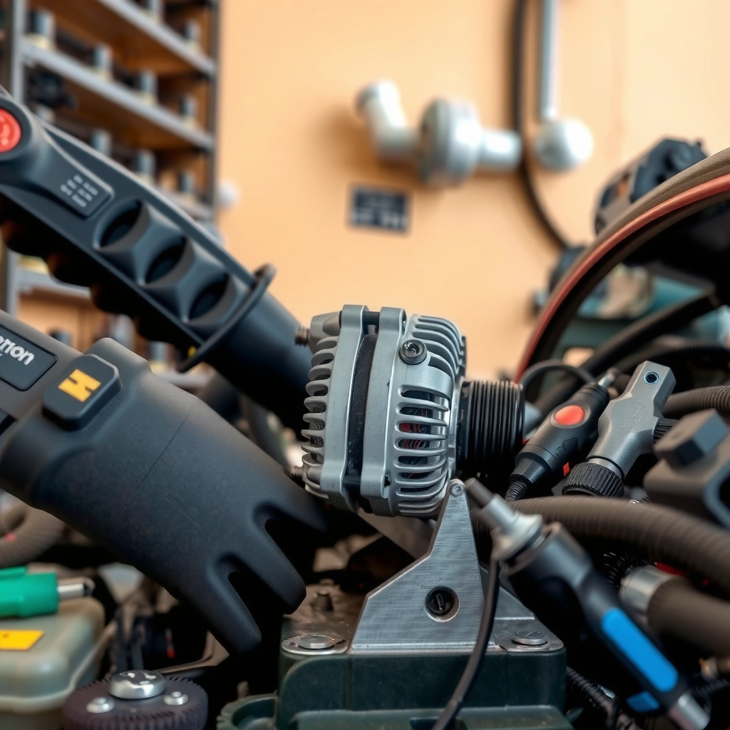 Gather Tools - how to clean alternator without removing