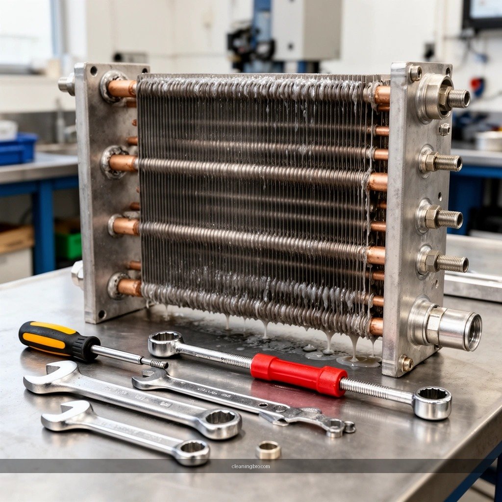 Gather Tools - how to clean a secondary heat exchanger