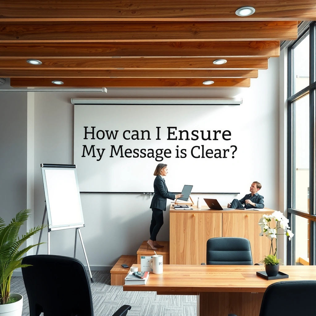 goal - how can i ensure my message is clear and concise