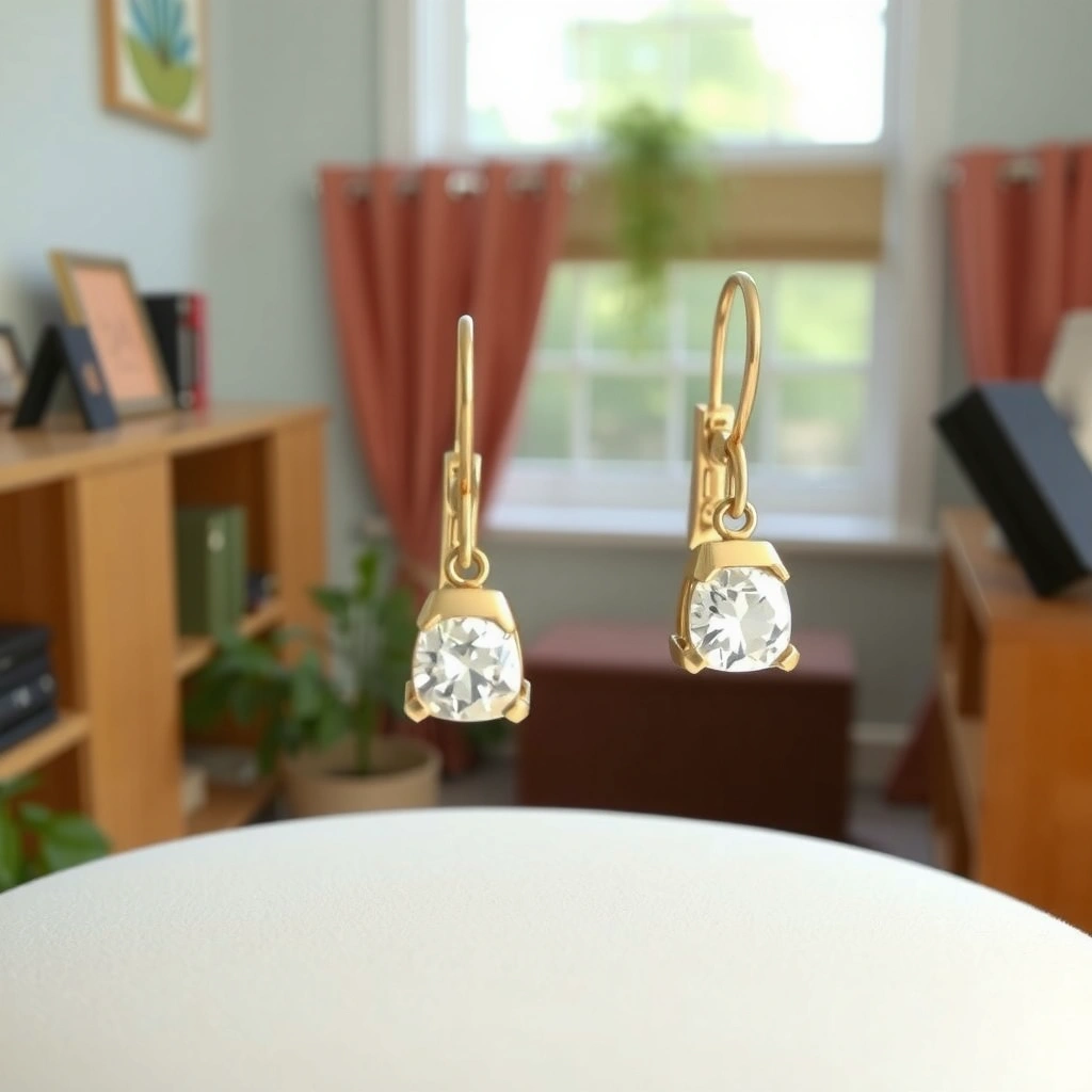 Gold Diamond Earrings - how to clean gold diamond earrings