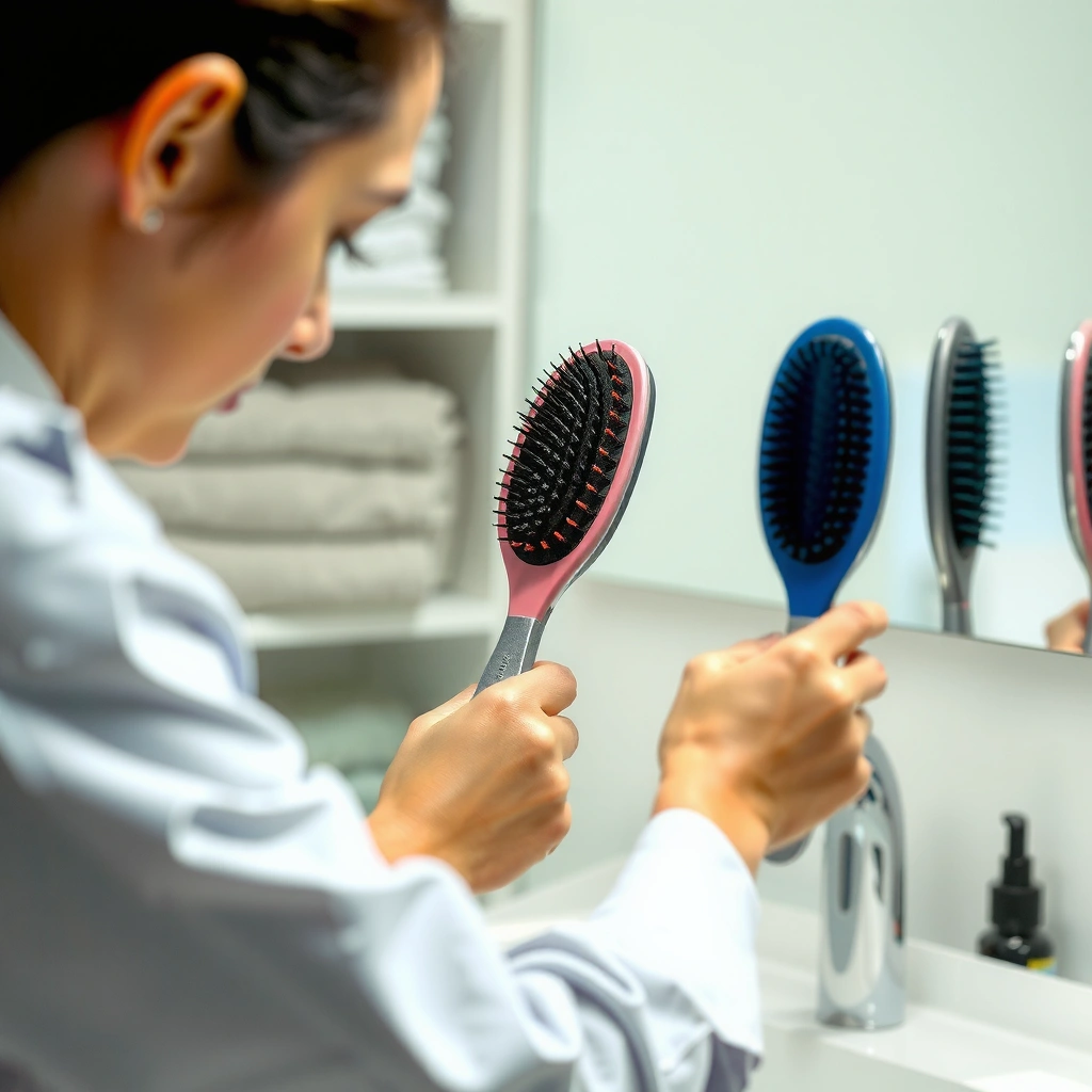 Hair and Debris - how do i clean hair brushes after lice