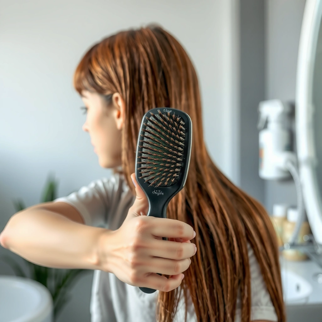 Hair and Debris - how to clean hairbrush lice