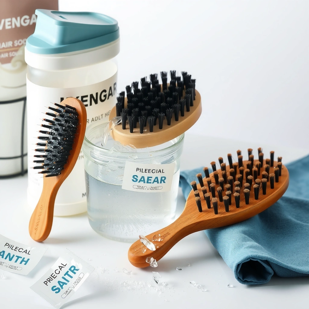 Hair Removal - how to clean hair brushes with vinegar and baking soda
