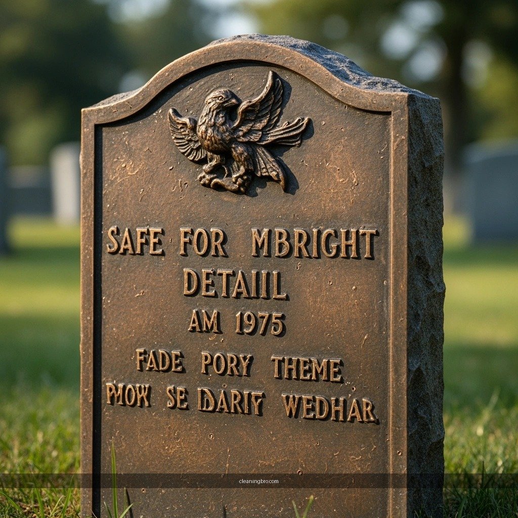 Headstone - how to clean bronze headstones