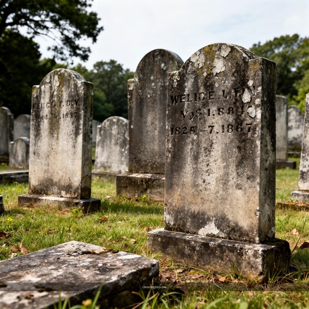 Headstone Material - how to clean old cemetery headstones