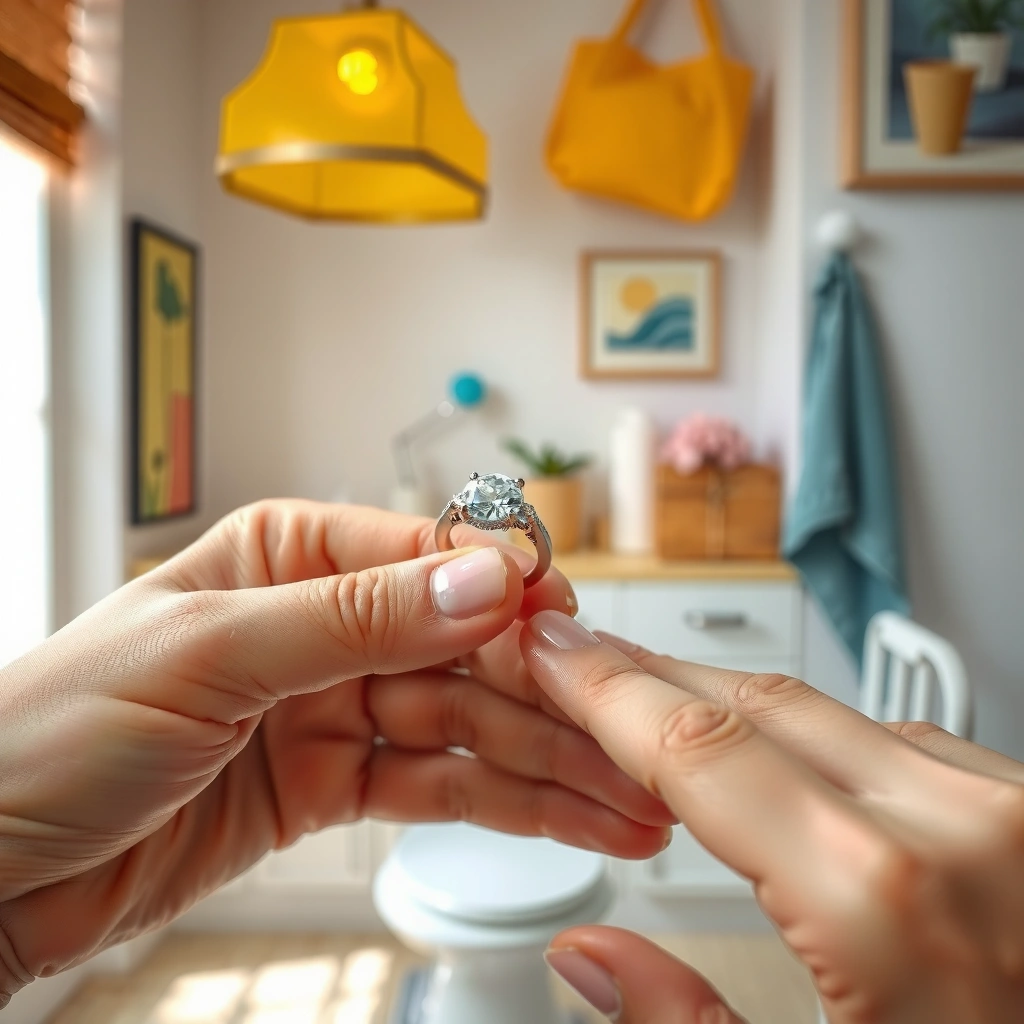 Home Cleaning Supplies - how to clean diamond engagement ring at home