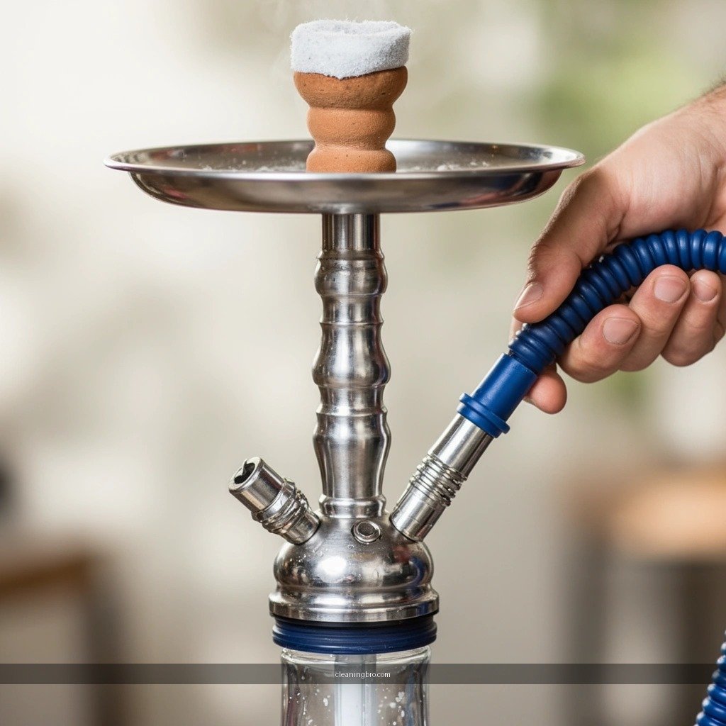 Hookah Base and Stem - how to clean a hookah