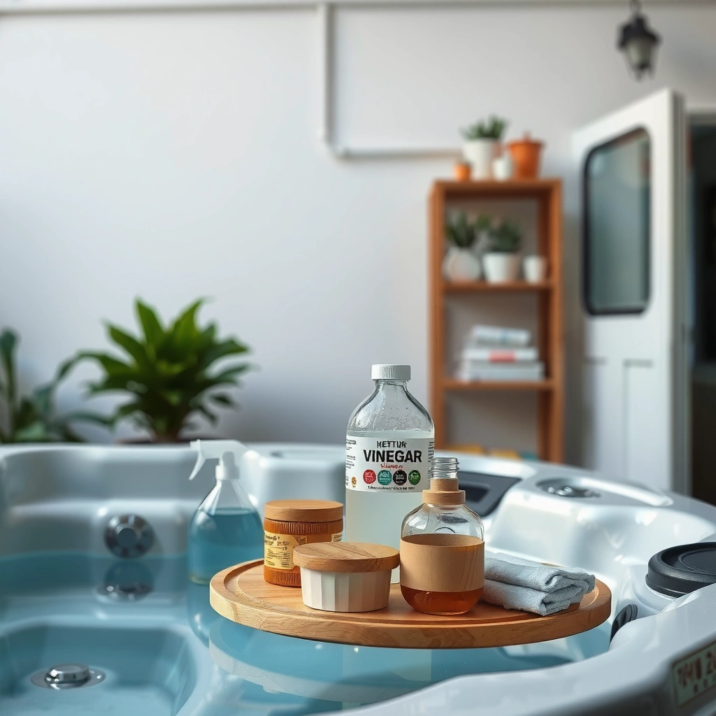 Hot Tub - how to clean hot tub with vinegar