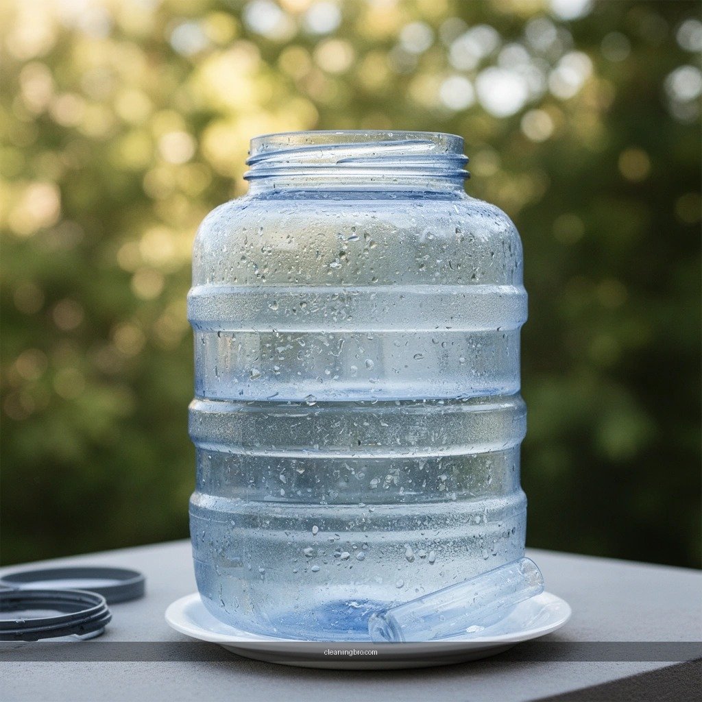 Inspect - how to clean a water storage container