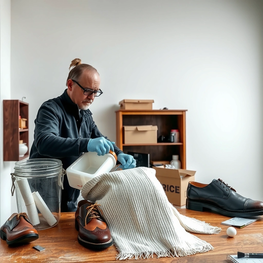 Leather Type - how to clean mold from leather shoes
