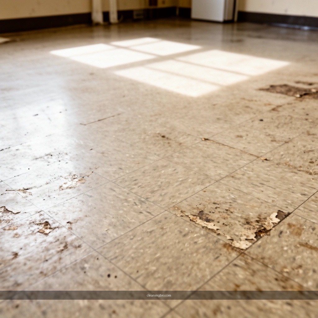 Linoleum Condition - how to clean old linoleum