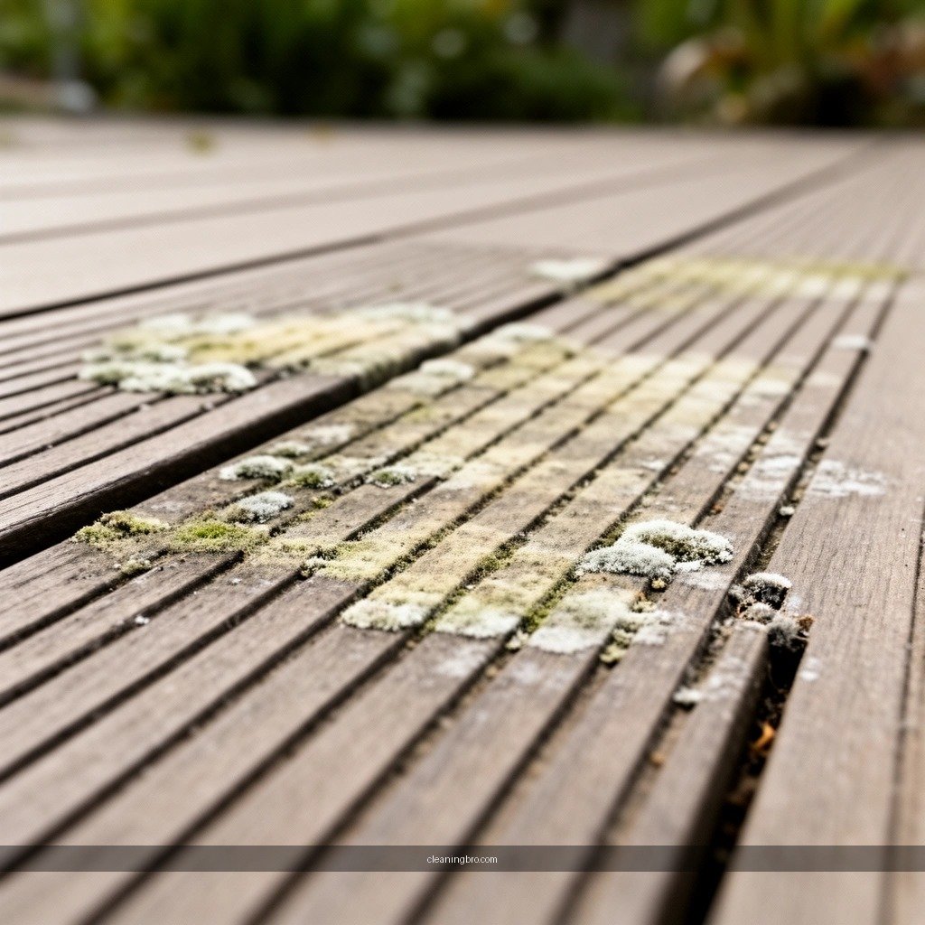 Loose Debris - how to clean mold off composite decking