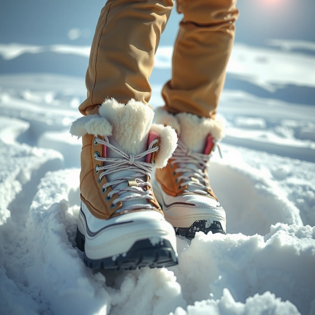 Loose Debris and Salt - how to clean snow boots