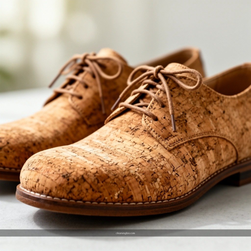 Loose Dirt and Debris - how to clean cork shoes