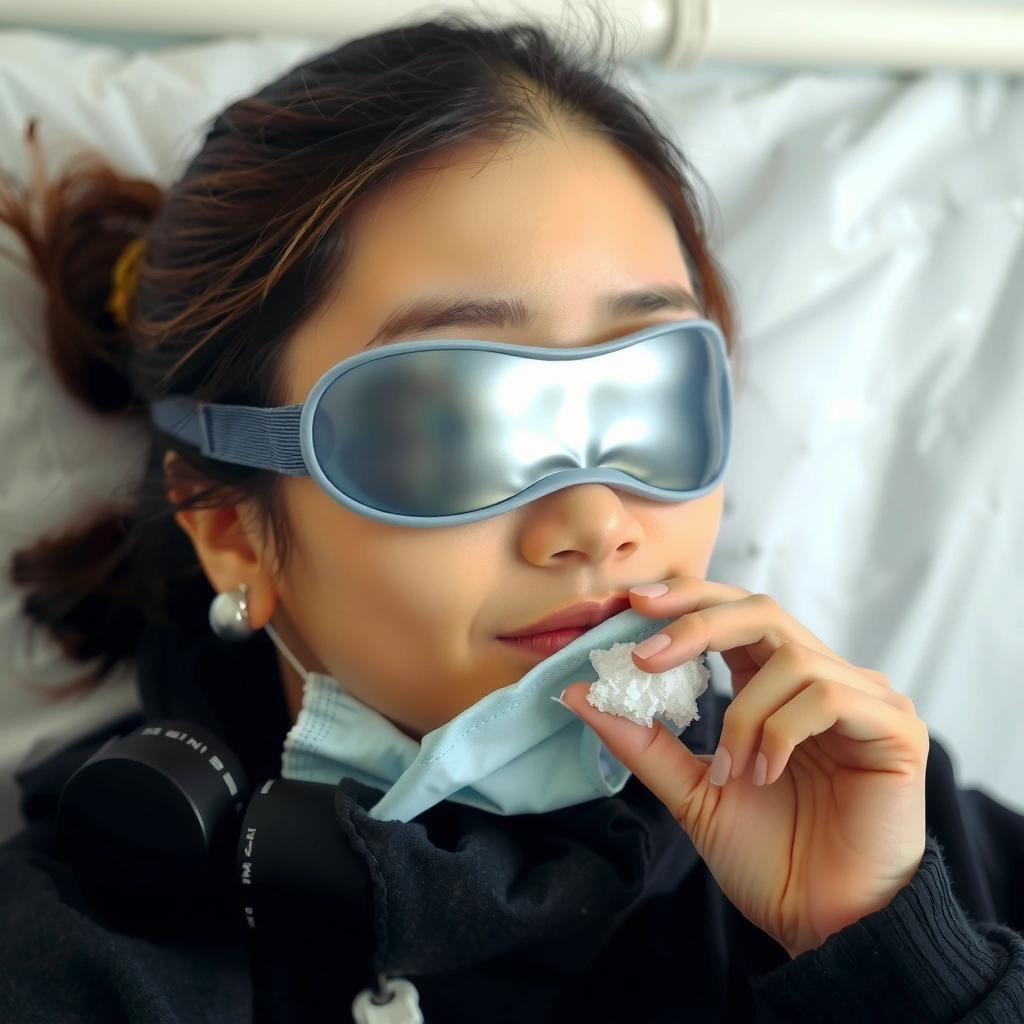 Material and Care Label - how to clean sleep mask