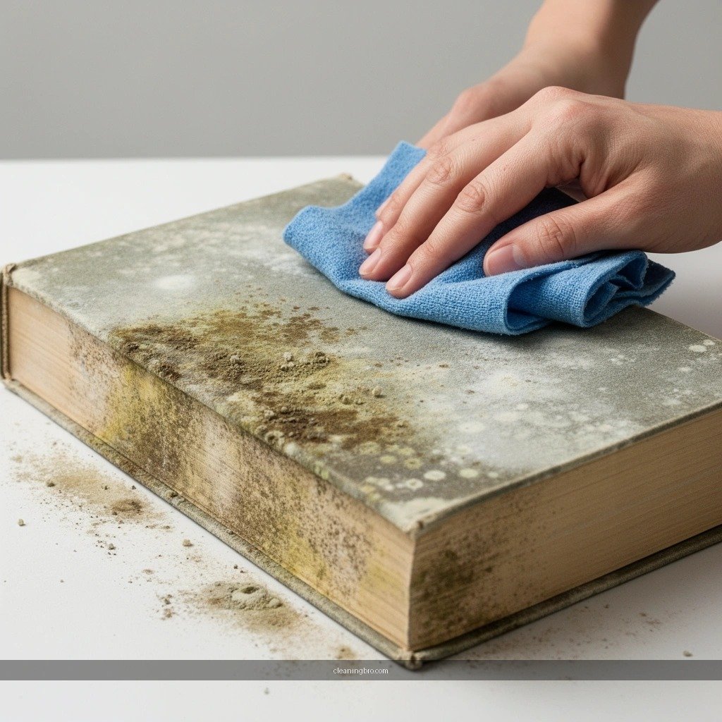 Mildew Damage - how to clean mildew off books