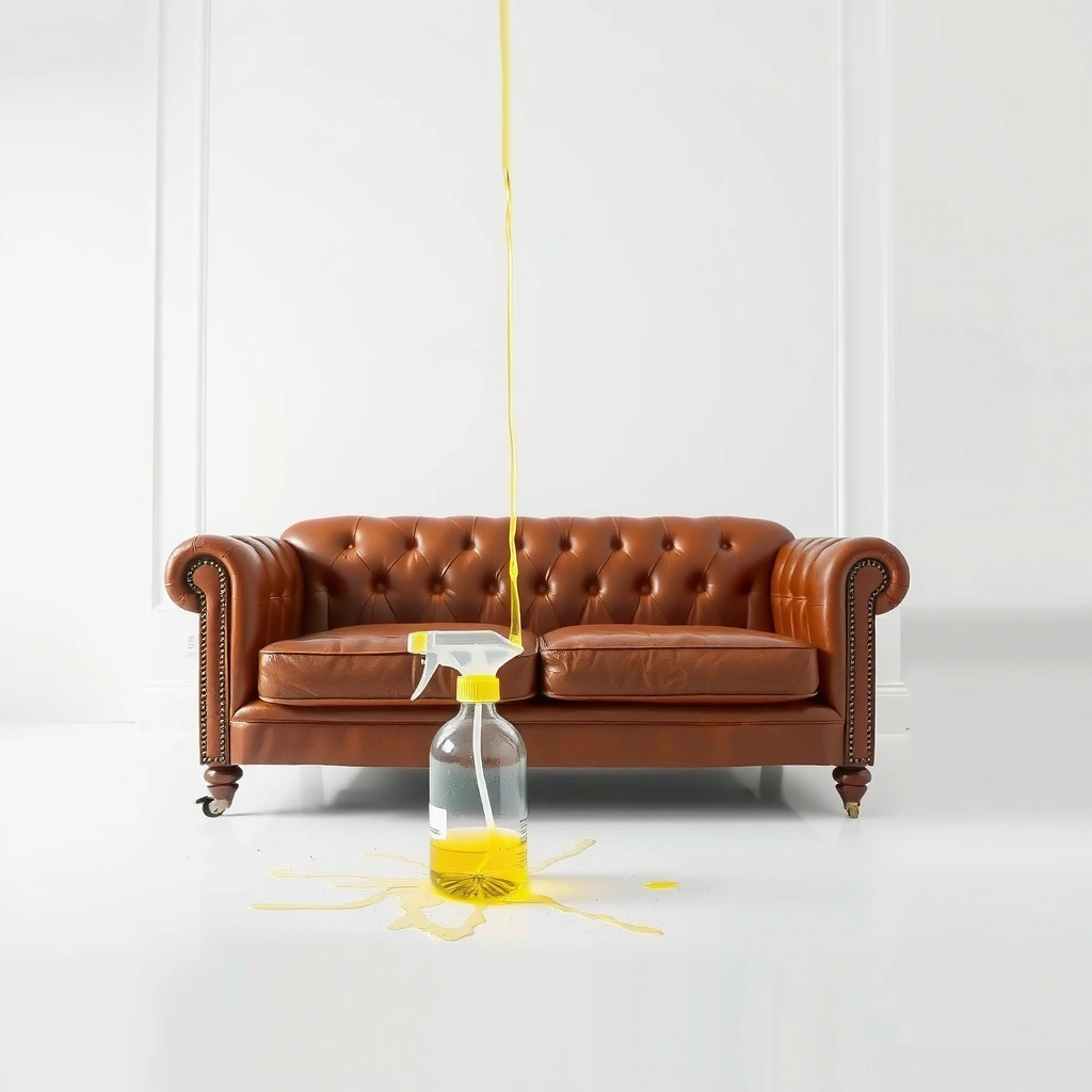Moisture Removal - how to clean urine from leather couch