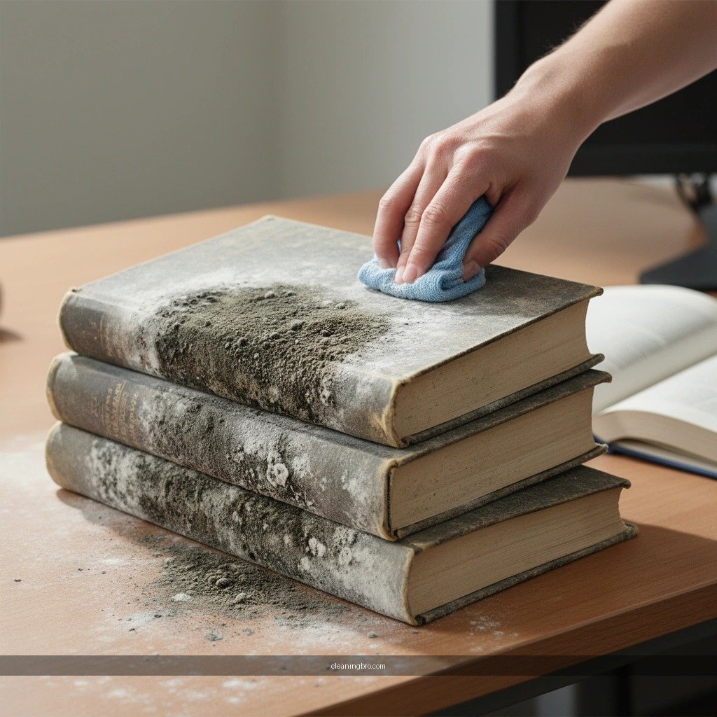 Mold - how to clean mold off of books