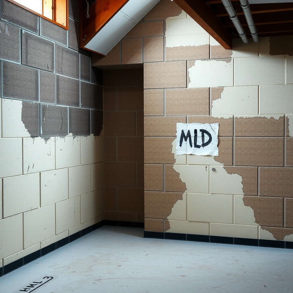 Mold Moisture Source - how to clean mold off cinder block walls in basement