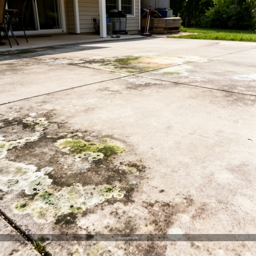 Mold Severity - how to clean concrete patio of mold
