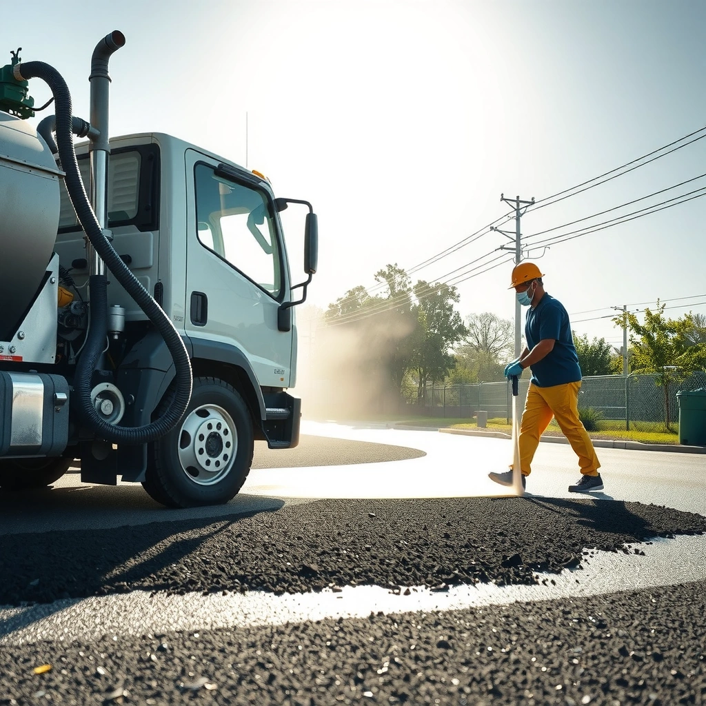 Oil Stain - how to clean oil off asphalt