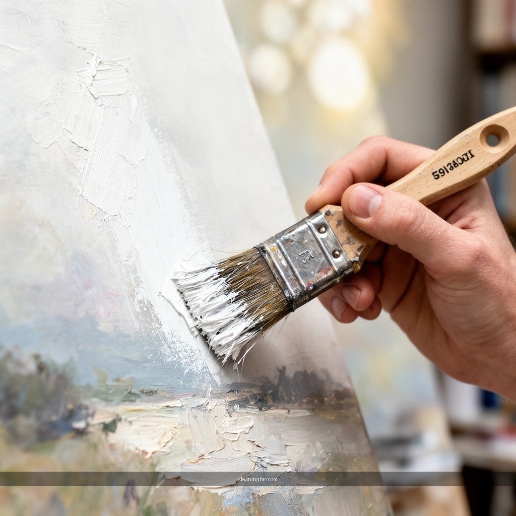 Painting Surface - how to clean oil painting