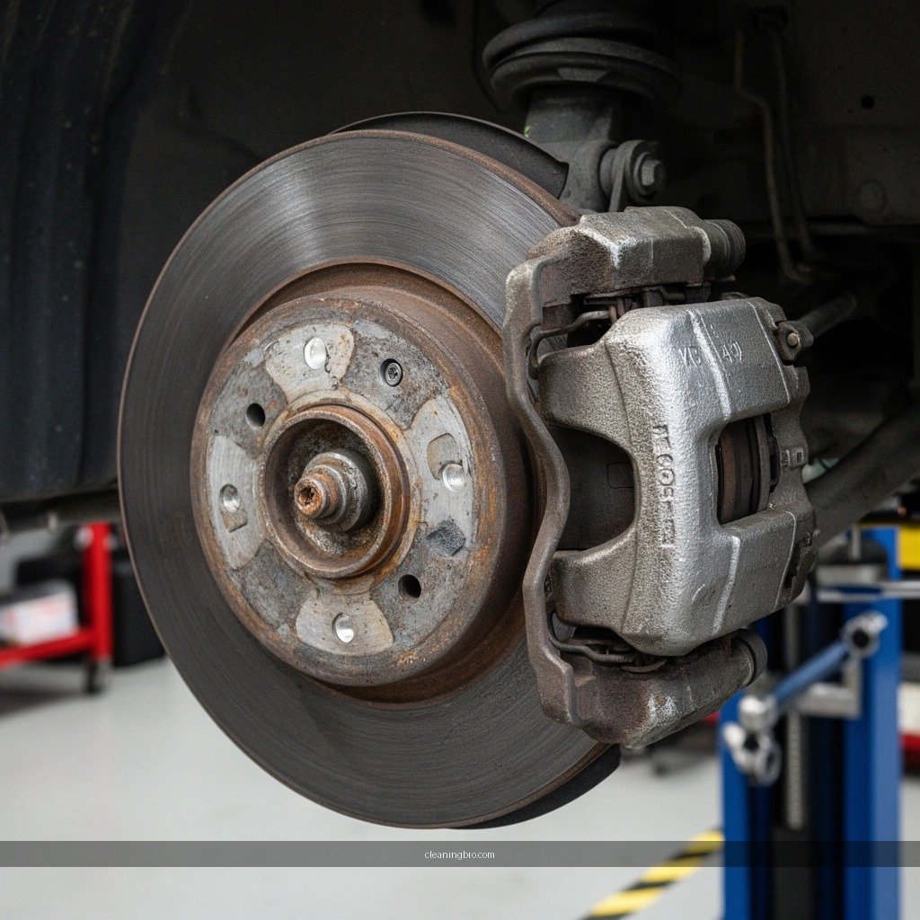 Park Safely - how to clean brake calipers without removing them