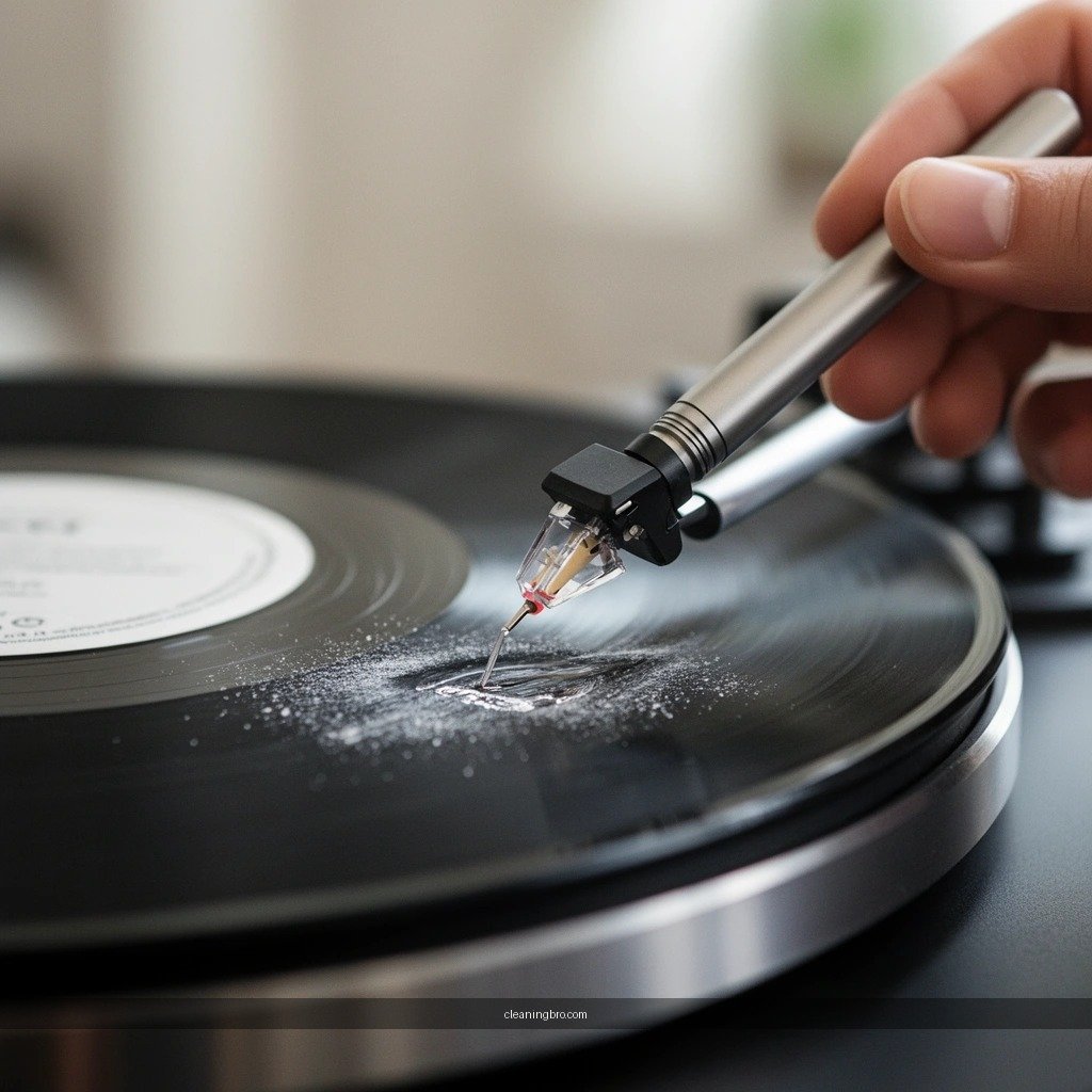 Power Down - how to clean a stylus needle
