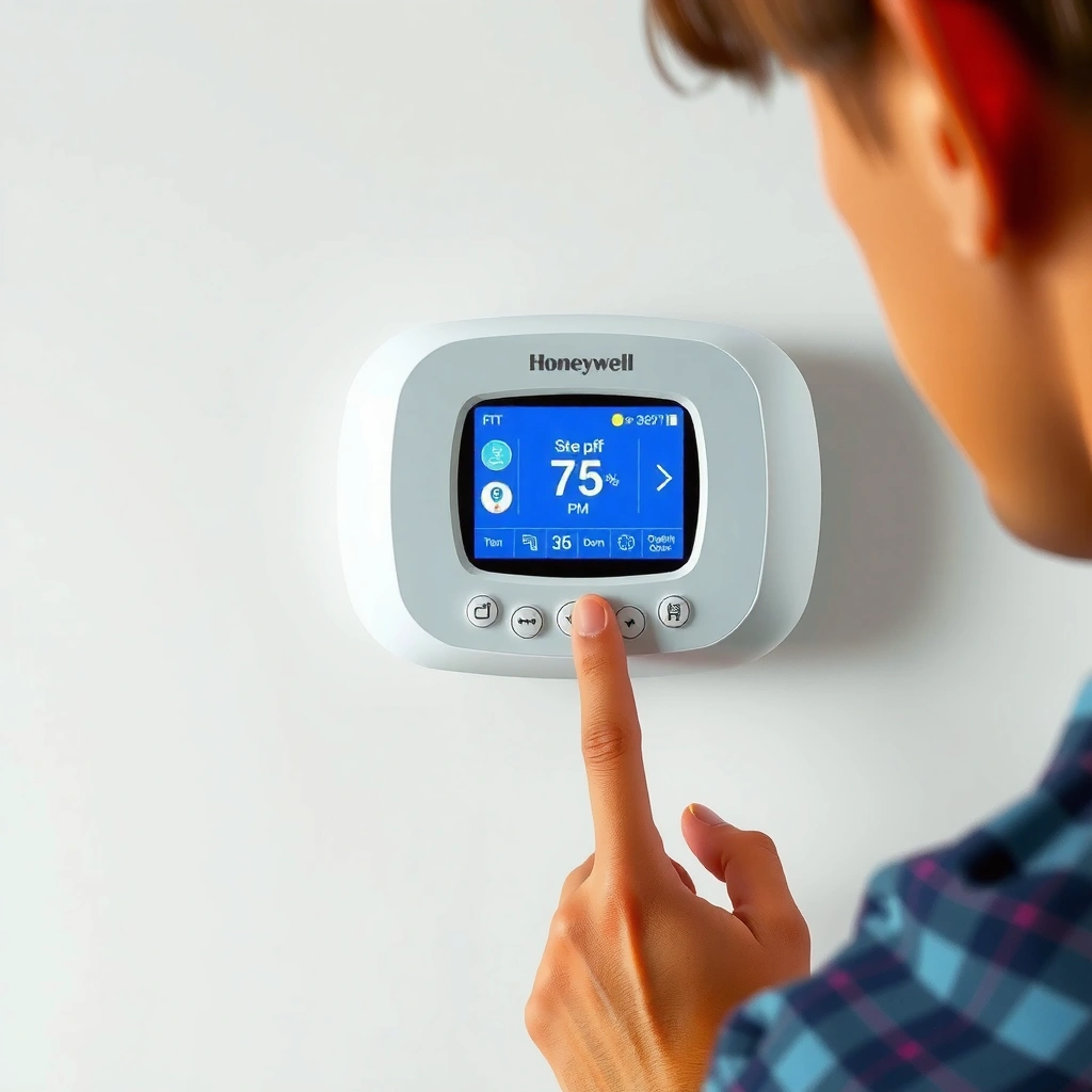 Power Off - how to clean honeywell thermostat