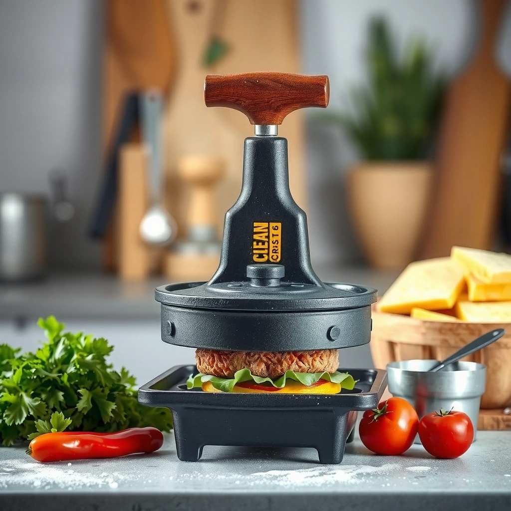 Pre-Clean - how to clean cast iron burger press