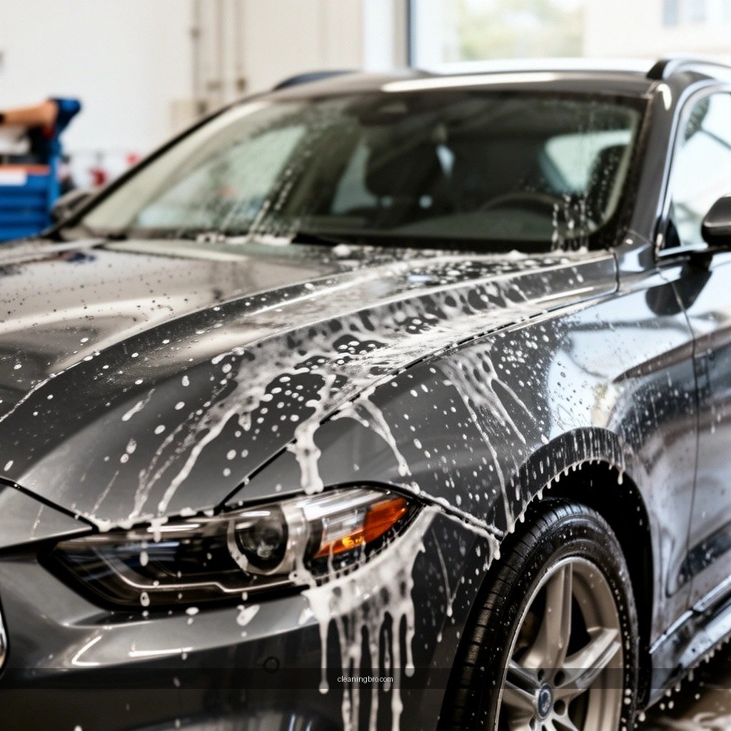 Pre-Wash and Rinse - how to clean a car with ceramic coating