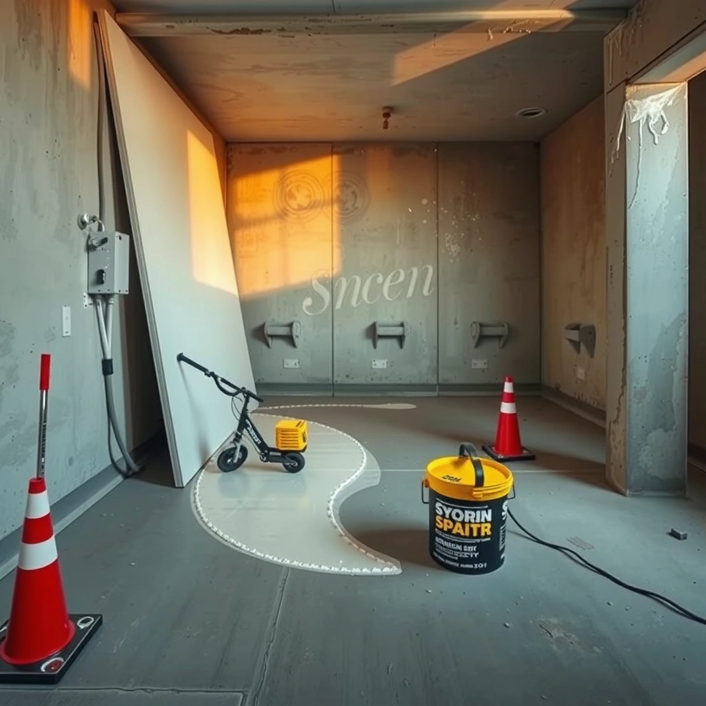 Prep the Area - how to clean paint off of concrete