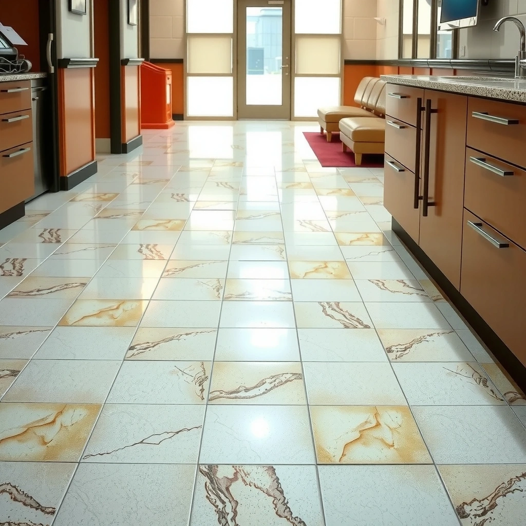 Prep the Floor - how to clean shiny floor tiles without streaks