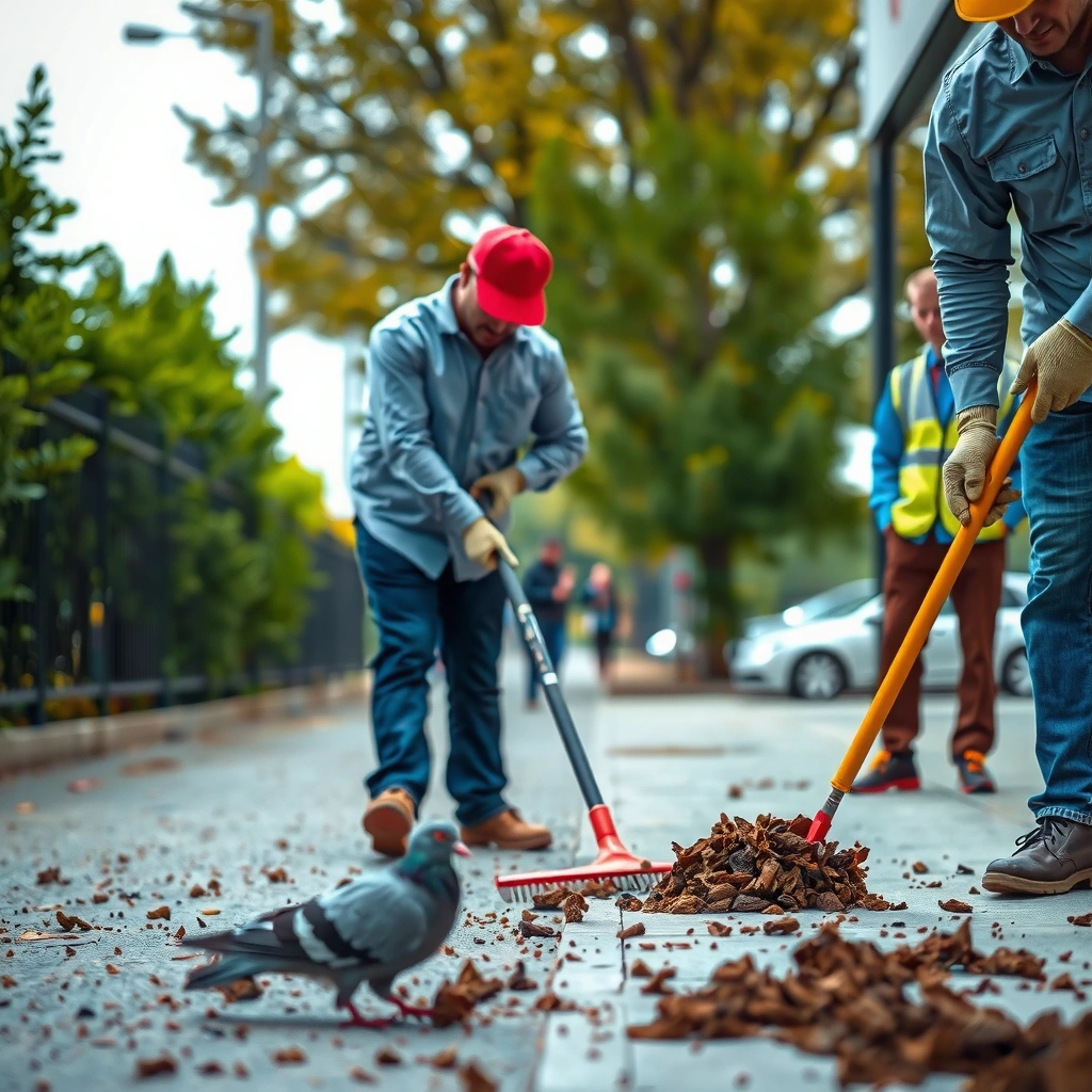 Protect Yourself - how to clean up pigeon poop