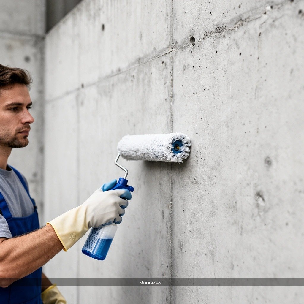 Protect Yourself - how to clean cement walls