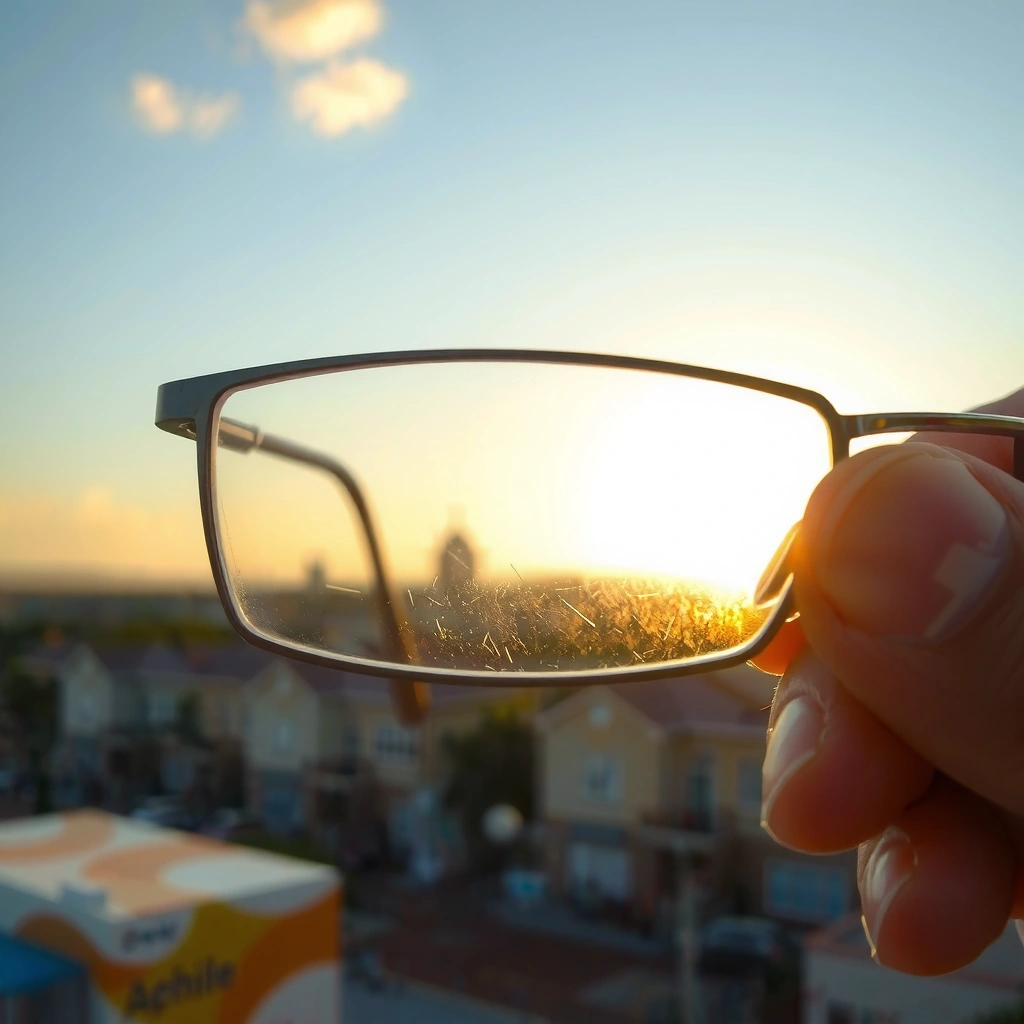 Quick Check - how to clean eyeglasses scratches