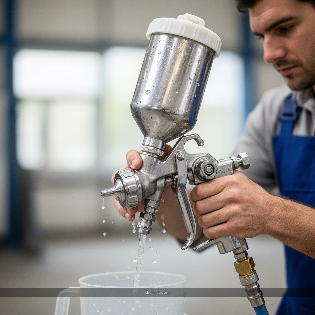 Quick Flush - how to clean airless sprayer