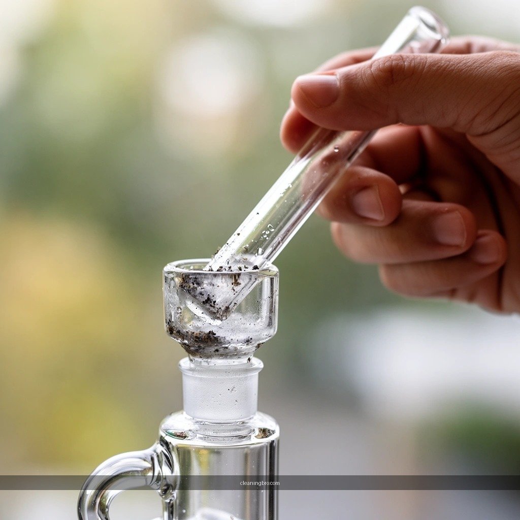 Quick Pre-Rinse - how to clean a bong bowl