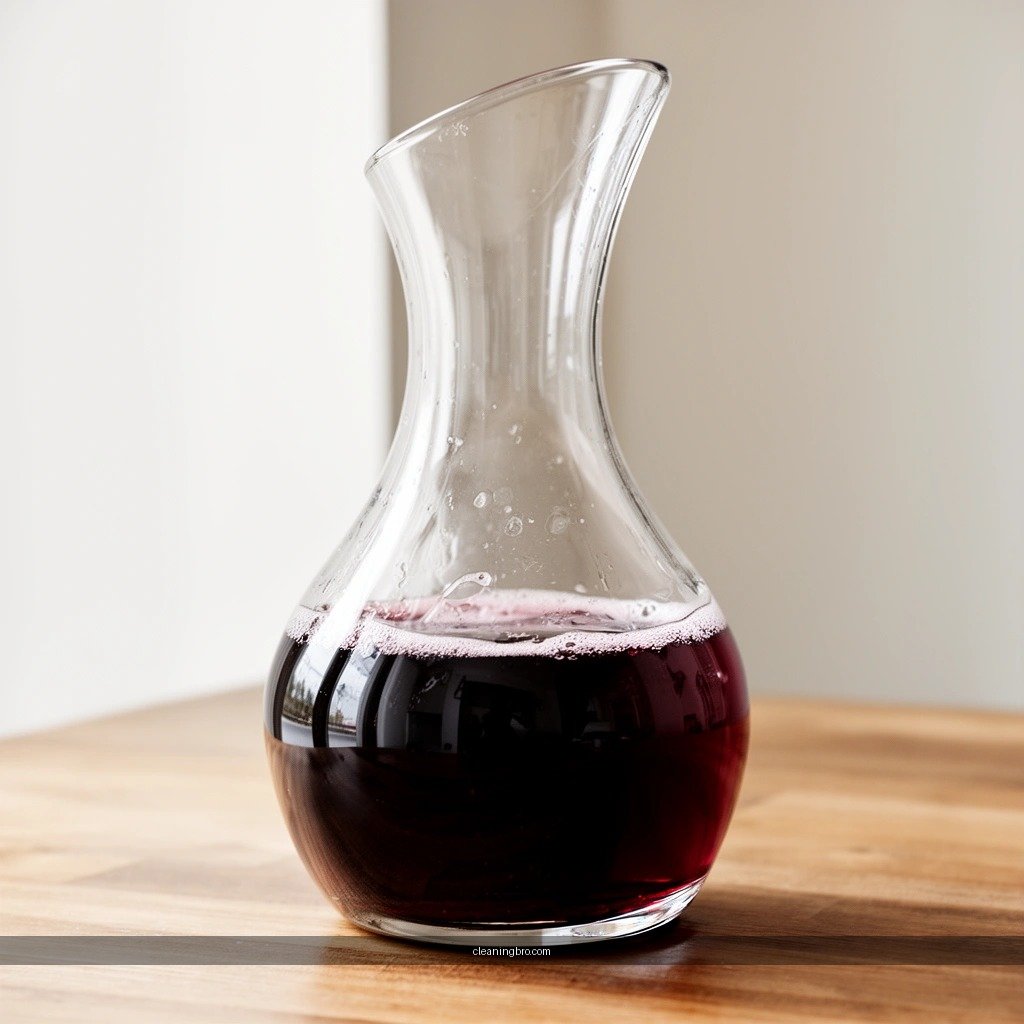 Quick Rinse - how to clean a wine decanter
