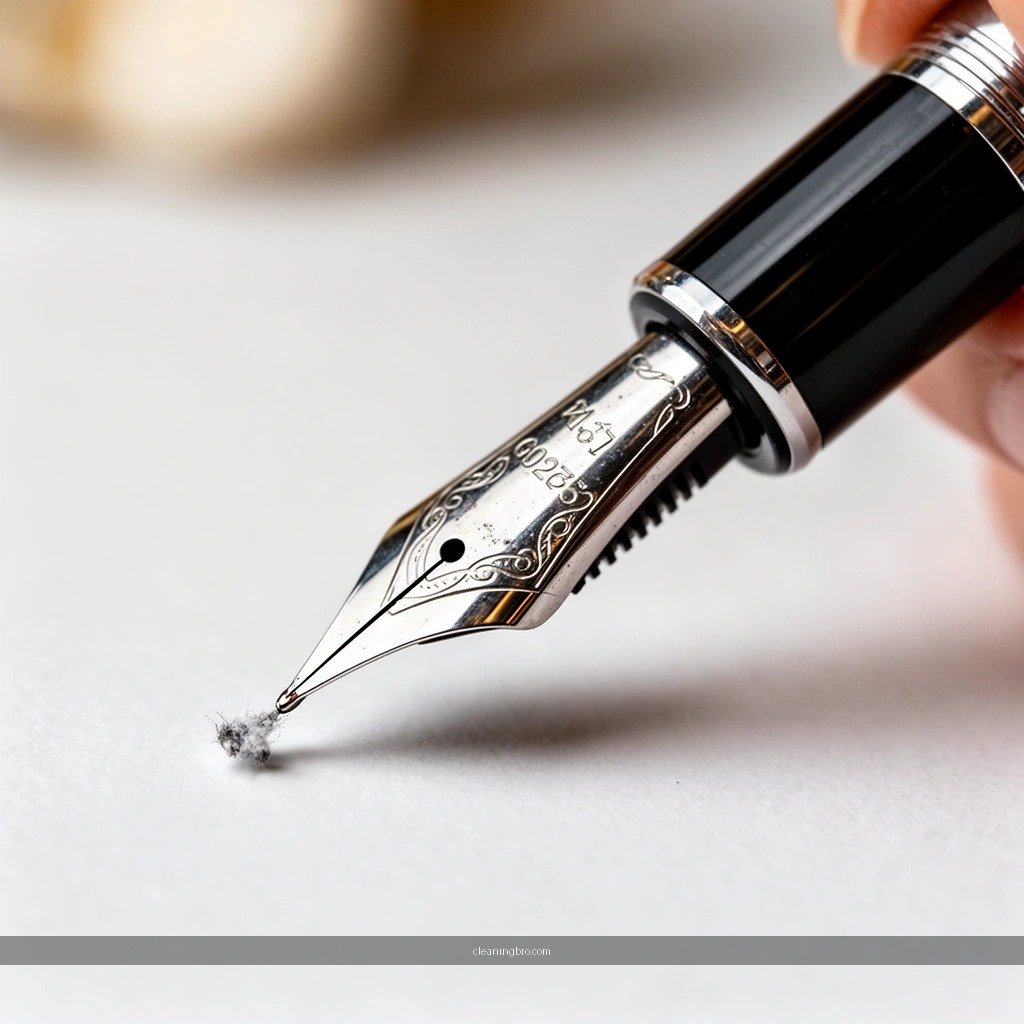 Quick Rinse - how to clean a nib of a fountain pen