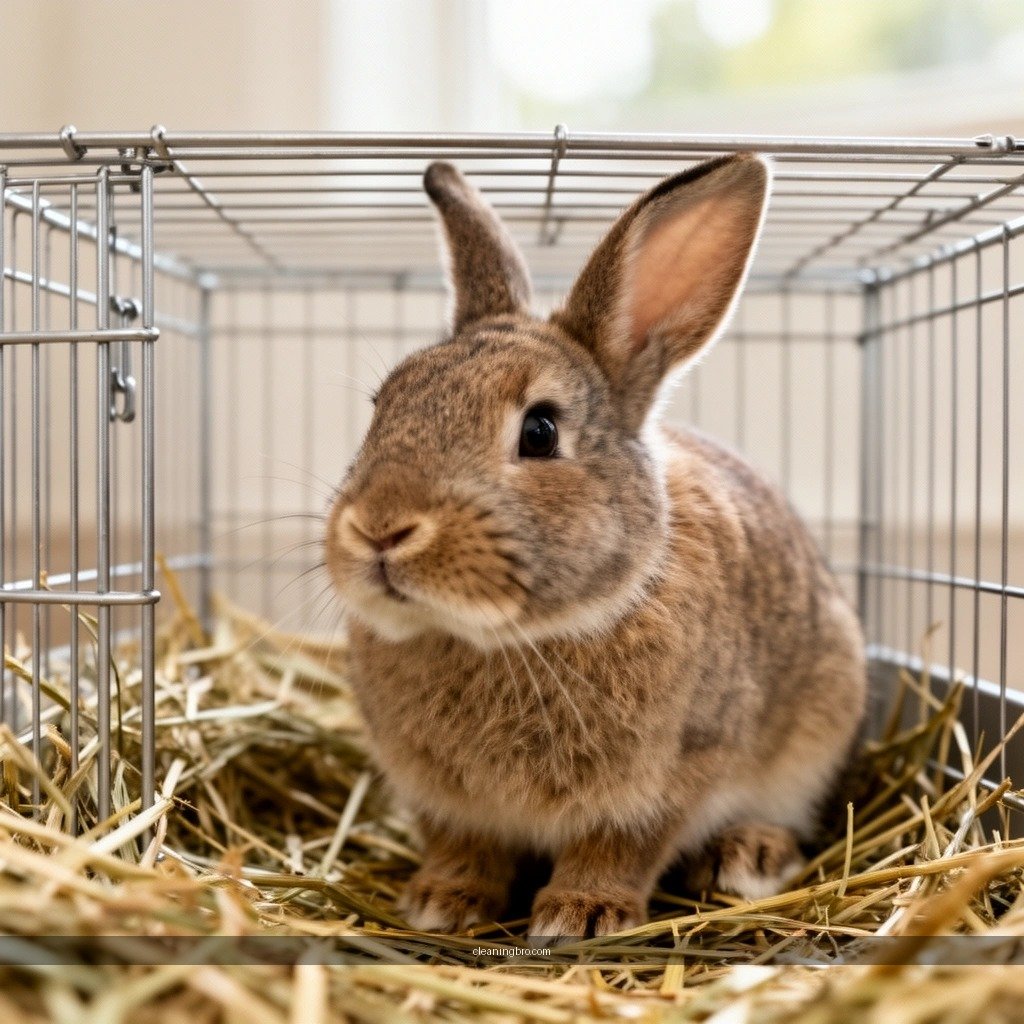 Rabbit - how to clean bunny cage