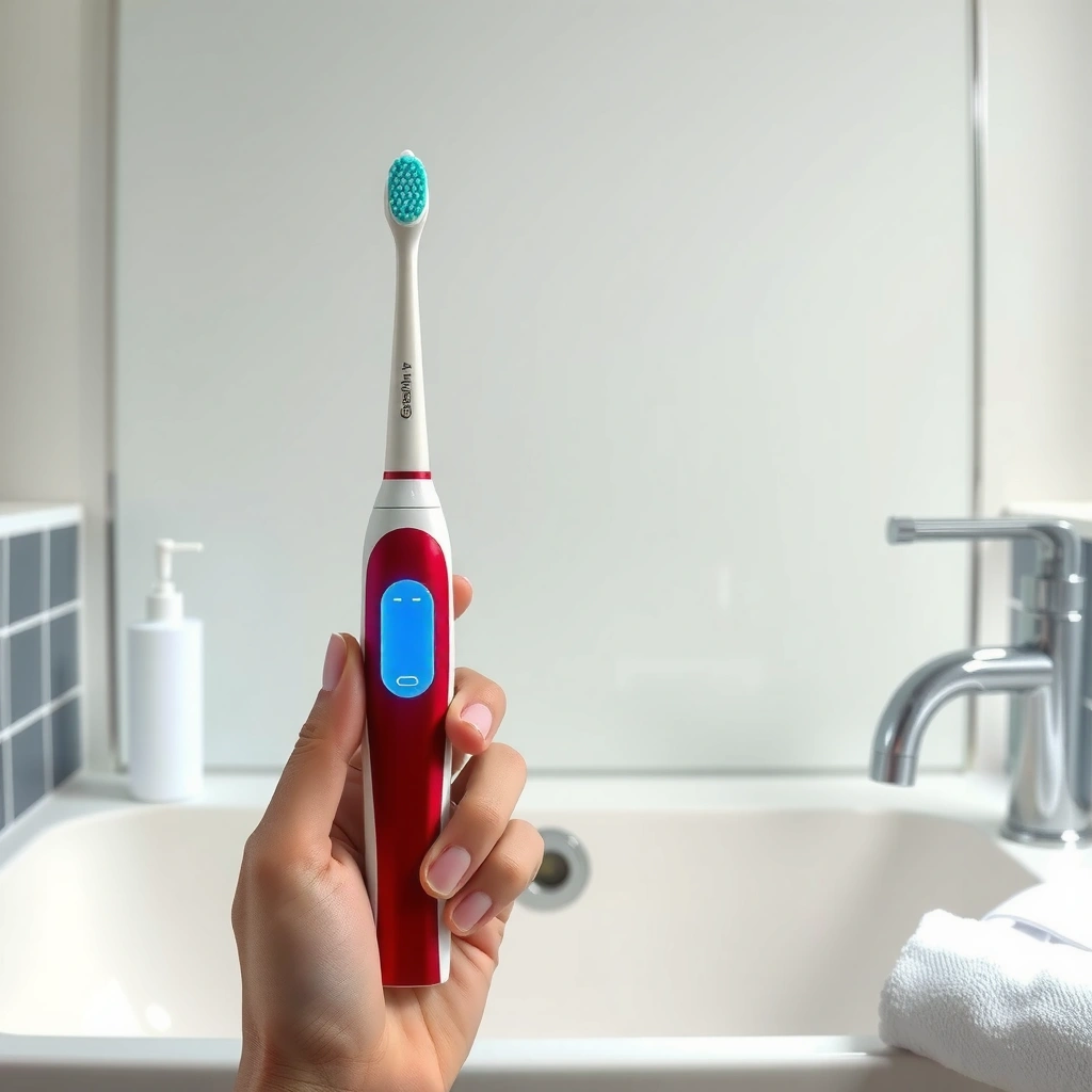 Rinse and Shake Off - how to keep electric toothbrush clean