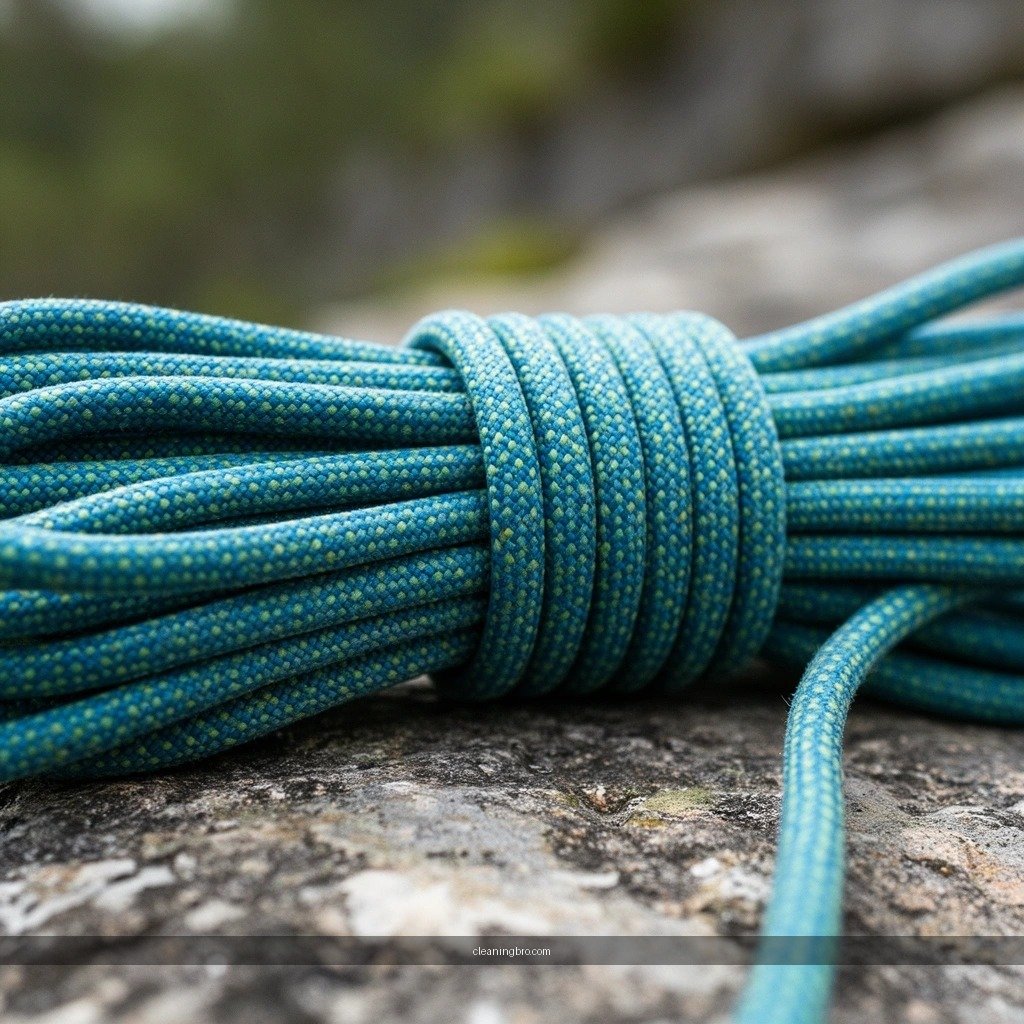 Rope - how to clean climbing rope
