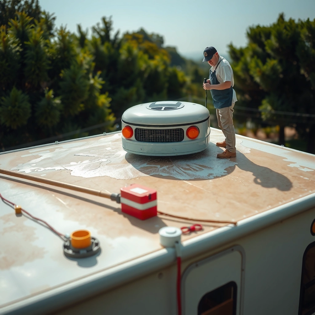 RV Roof - how to clean a rv roof