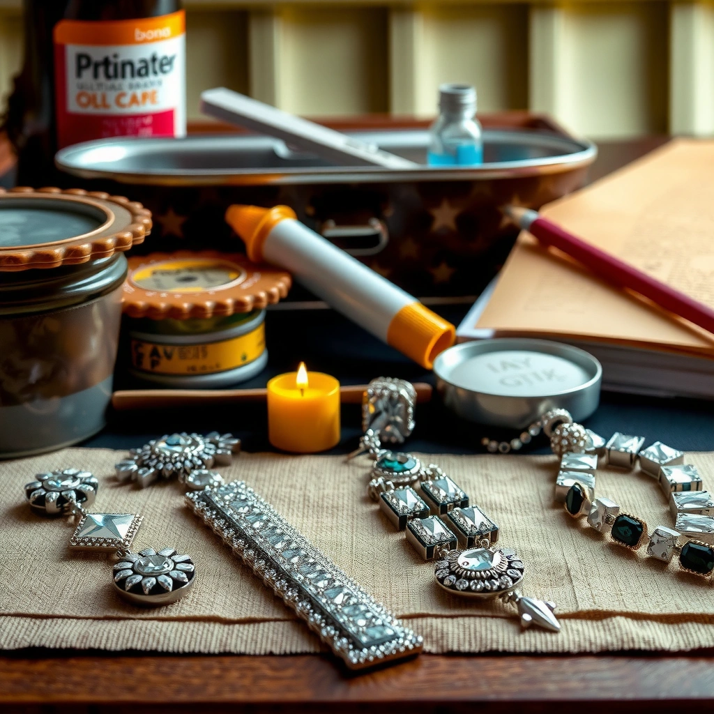 Safe Cleaning - how to clean vintage rhinestone jewelry