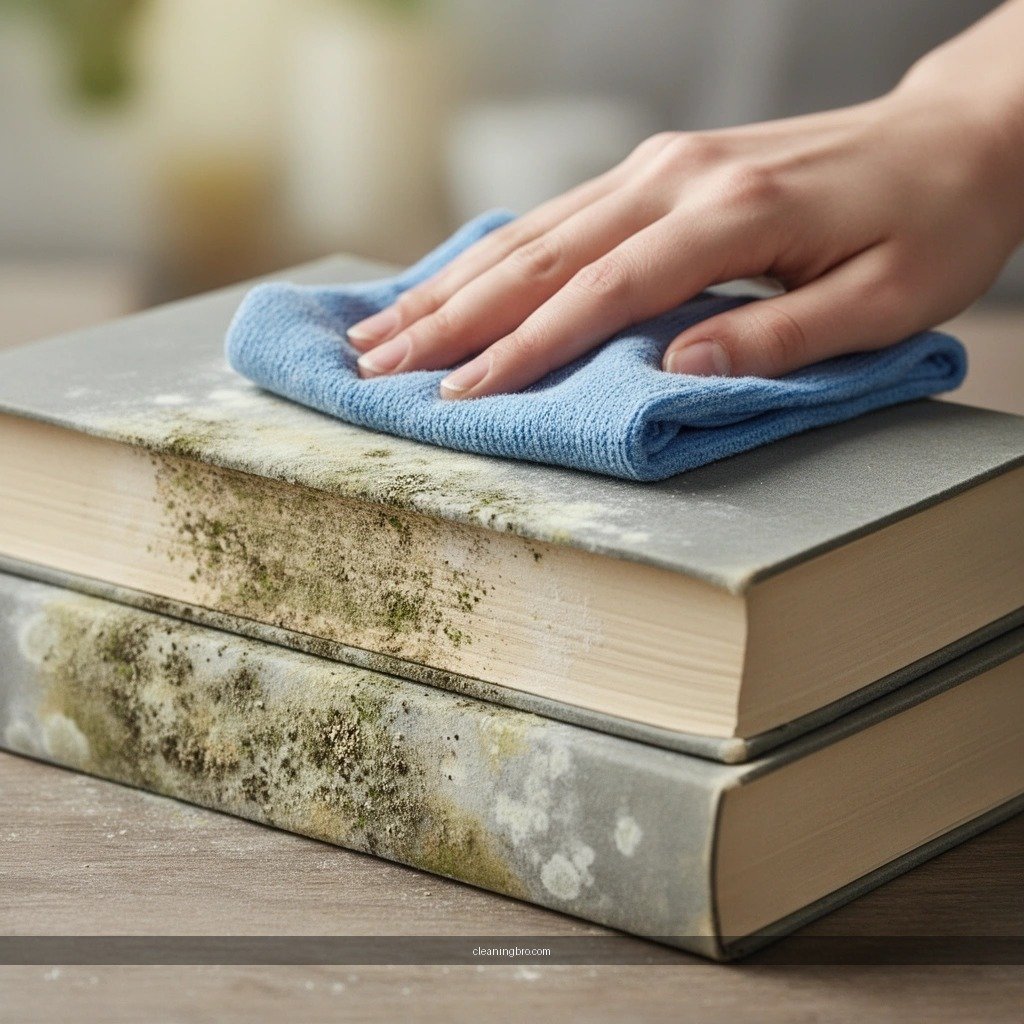 Safe Cleaning Area - how to clean mildew off books