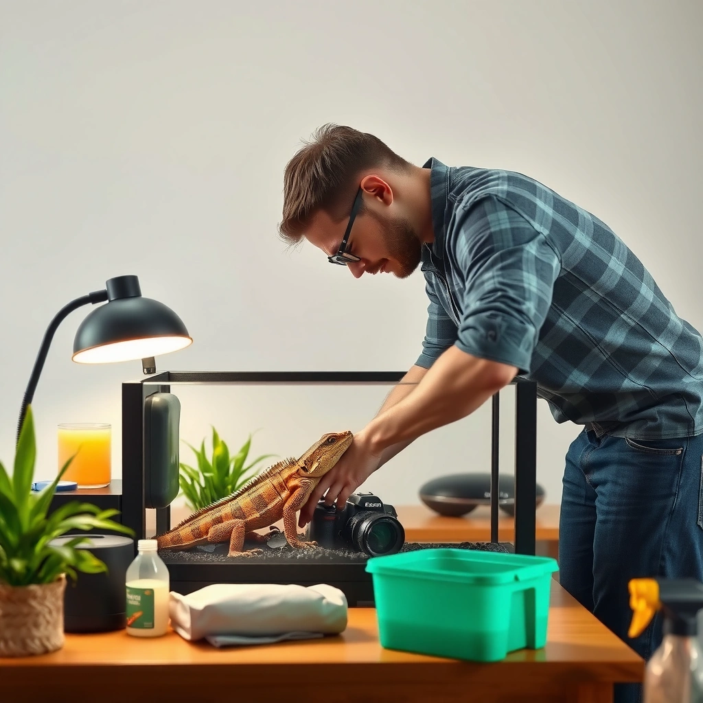 Safe Setup - how to clean reptile tank