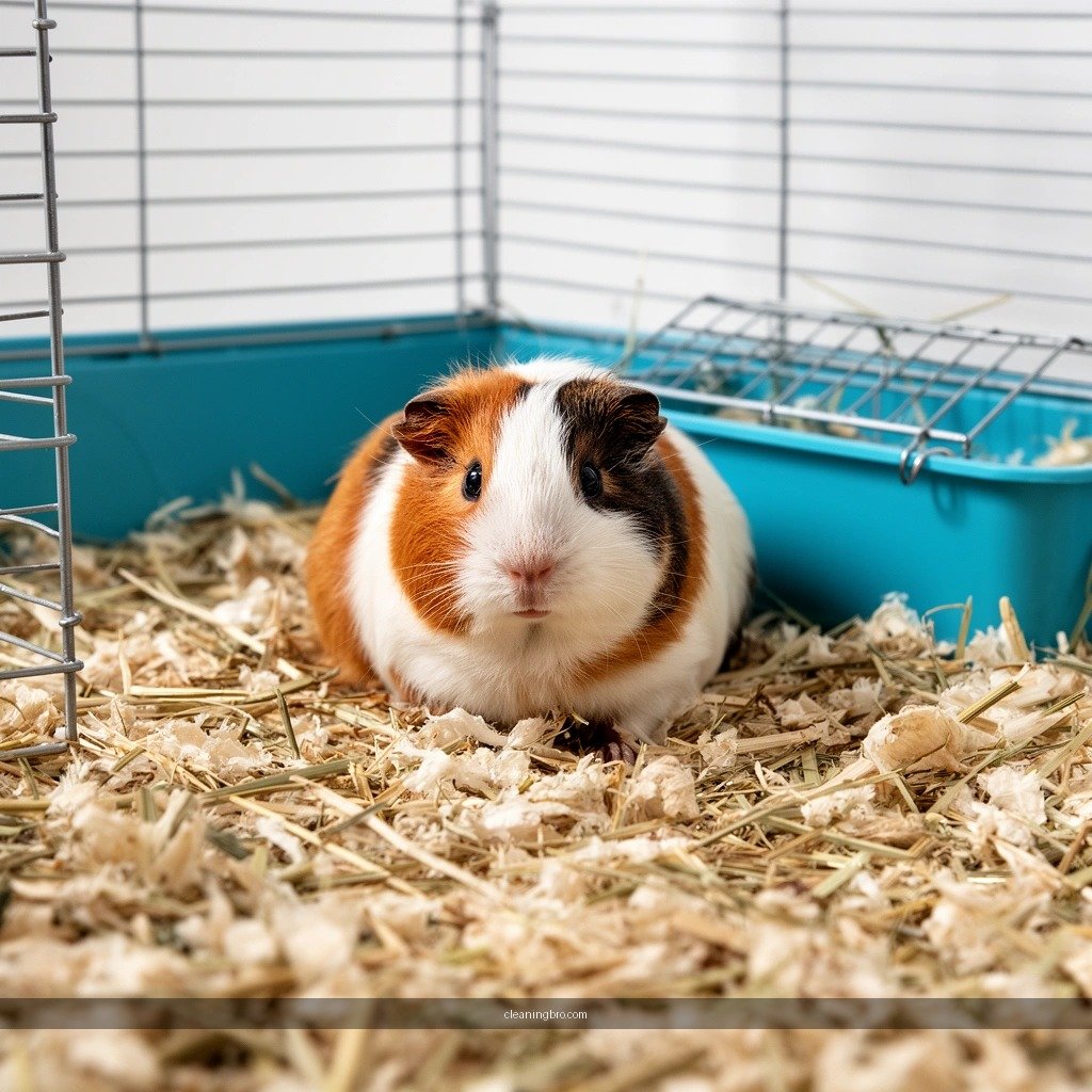 Safe Spot - how to clean a guinea pigs cage